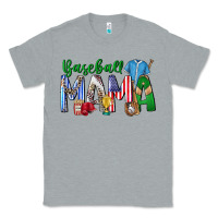 Heather Grey baseball mama Classic Tee - CowhideDigitalArt