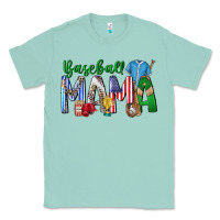 Seafoam baseball mama Classic Tee - CowhideDigitalArt