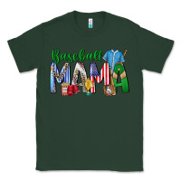 Sports Green baseball mama Classic Tee - CowhideDigitalArt