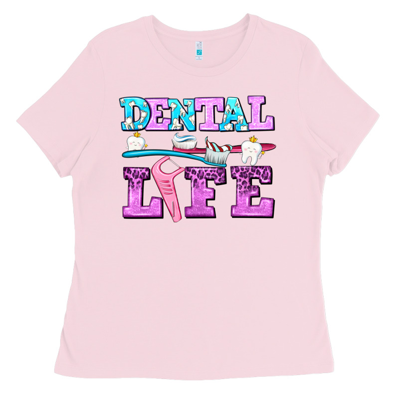 Dental Life With Teeth Ladies Tee by AdoDesignShop | Teevron