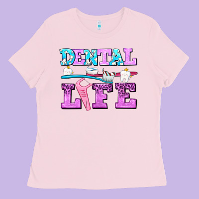 Dental Life With Teeth Ladies Tee Designed By Adodesignshop