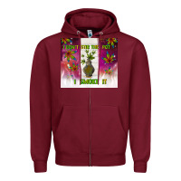 Burgundy i don't stir the pot i smoke it Zipper Hoodie - TumblerDesignByShophia
