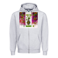 Heather Grey i don't stir the pot i smoke it Zipper Hoodie - TumblerDesignByShophia