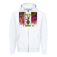 White i don't stir the pot i smoke it Zipper Hoodie - TumblerDesignByShophia
