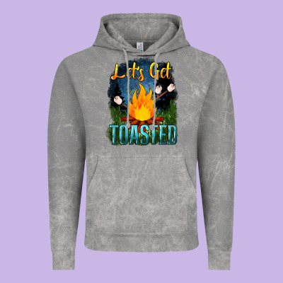 Lets Get Toasted Vintage Hoodie Designed By Nancycooperartshop