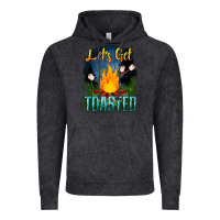Vintage Black lets get toasted Vintage Hoodie - NancyCooperArtShop