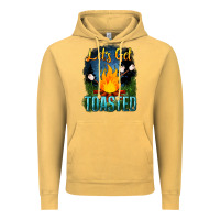 Vintage Mustard lets get toasted Vintage Hoodie - NancyCooperArtShop