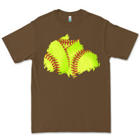 Cacao softball patch Premium Tee - AdoDesignShop
