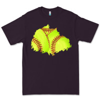 Plum softball patch Premium Tee - AdoDesignShop