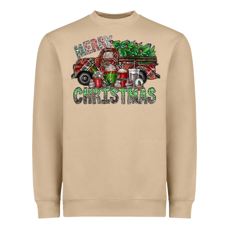 Merry Christmas Heavyweight Sweatshirt by SublimationCraftShop | Teevron
