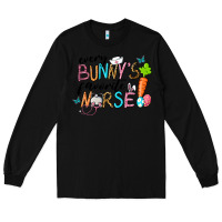 Black Every Bunnys Favorite Nurse Long Sleeve Tee - RanaPortraitStore