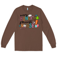 Chestnut Every Bunnys Favorite Nurse Long Sleeve Tee - RanaPortraitStore
