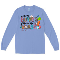 Colony Blue Every Bunnys Favorite Nurse Long Sleeve Tee - RanaPortraitStore