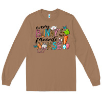 Toasted Coconut Every Bunnys Favorite Nurse Long Sleeve Tee - RanaPortraitStore