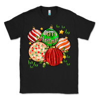 Black merry christmas tree ball Classic Tee - MaliasSmallBusiness