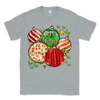 Heather Grey merry christmas tree ball Classic Tee - MaliasSmallBusiness