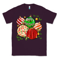Plum merry christmas tree ball Classic Tee - MaliasSmallBusiness