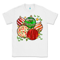 White merry christmas tree ball Classic Tee - MaliasSmallBusiness
