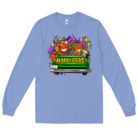 Colony Blue Mardi Gras truck Long Sleeve Tee - LillyAllenDesigns