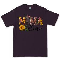 Plum pink mama bear with cute bear Premium Tee - Artiststas