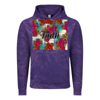 Cloud Purple faith Vintage Hoodie - NancyCooperArtShop