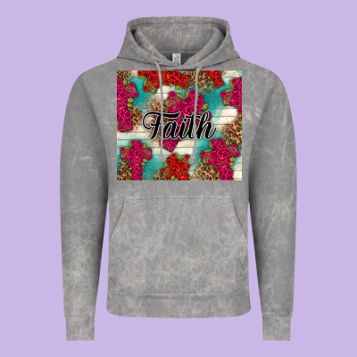 Faith Vintage Hoodie Designed By Nancycooperartshop