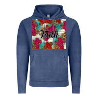 Vintage Denim faith Vintage Hoodie - NancyCooperArtShop