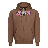 Chestnut Easter eggs and crown of thorns Easter Day Zipper Hoodie - HowdyJamesFarm