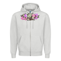 Dove Grey Easter eggs and crown of thorns Easter Day Zipper Hoodie - HowdyJamesFarm