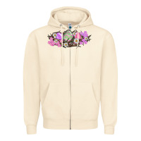 Sandshell Easter eggs and crown of thorns Easter Day Zipper Hoodie - HowdyJamesFarm