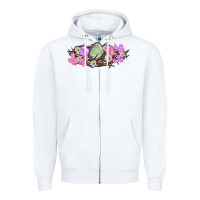 White Easter eggs and crown of thorns Easter Day Zipper Hoodie - HowdyJamesFarm