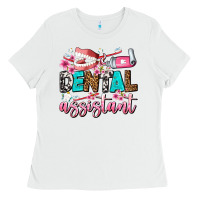 White dental assistant Ladies Tee - AdoDesignShop
