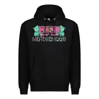 Black Mind your own Motherhood  Mother's Day Premium Hoodie - CowGirlArtShop