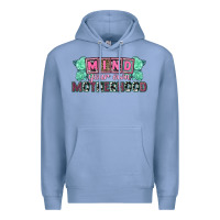 Colony Blue Mind your own Motherhood  Mother's Day Premium Hoodie - CowGirlArtShop
