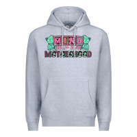 Heather Grey Mind your own Motherhood  Mother's Day Premium Hoodie - CowGirlArtShop