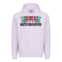 Lilac Mind your own Motherhood  Mother's Day Premium Hoodie - CowGirlArtShop