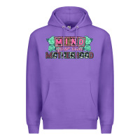 Purple Mind your own Motherhood  Mother's Day Premium Hoodie - CowGirlArtShop