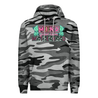 Slate Camo Mind your own Motherhood  Mother's Day Premium Hoodie - CowGirlArtShop