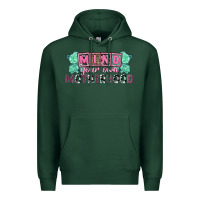 Sports Green Mind your own Motherhood  Mother's Day Premium Hoodie - CowGirlArtShop