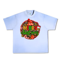 Grape Ice merry leopard merry christmas Urban Heavy Tee - MaliasSmallBusiness