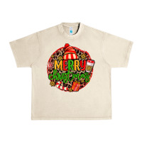 Sandshell merry leopard merry christmas Urban Heavy Tee - MaliasSmallBusiness