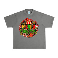 Tornado merry leopard merry christmas Urban Heavy Tee - MaliasSmallBusiness