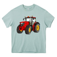 Arona western farm tractor red Heavy Core Tee - Artiststas