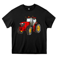 Black western farm tractor red Heavy Core Tee - Artiststas