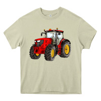 Mossy western farm tractor red Heavy Core Tee - Artiststas