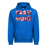 Cobalt breast cancer emt emergency medical technician Urban Hoodie - LillyAllenDesigns
