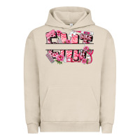 Pigment French Oak breast cancer emt emergency medical technician Urban Hoodie - LillyAllenDesigns