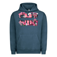 Pigment Midnight Navy breast cancer emt emergency medical technician Urban Hoodie - LillyAllenDesigns