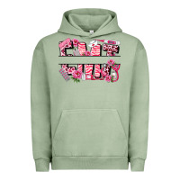 Pigment Oil Green breast cancer emt emergency medical technician Urban Hoodie - LillyAllenDesigns