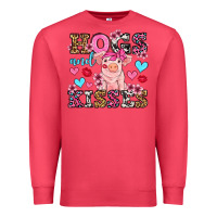Cardinal hogs and kisses pig  olivia Premium Sweatshirt - OliviaCreatesArt